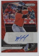 2020 Panini Prizm Rookie Red Wave Prizm 56/60 Yordan Alvarez #RA-YA Auto RC