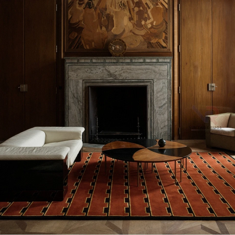 Handmade Wool Rug Hand-Tufted Nordic Knots Design Area Rug – Modern Luxury Decor - Image 2 of 4