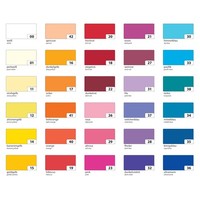 folia 67/10009 Tonpapier 130 G/M², 50 X 70 Cm, 10 Farben, Mehrfarbig (100 Bogen)