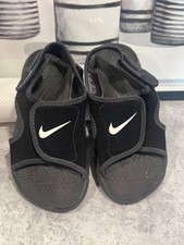 Nike Sunray Adjust 4 Sandals for Toddler Boys Black Size 12C