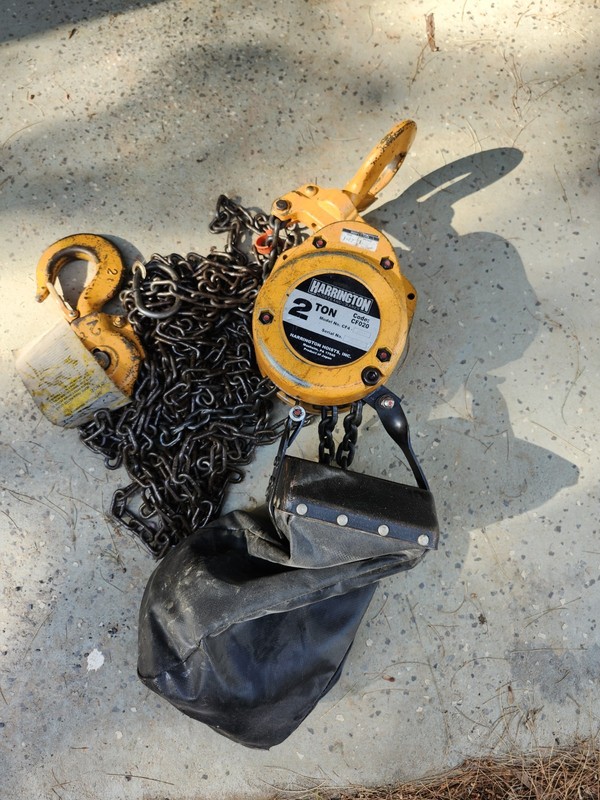 Harrington 2 Ton Chain Hoist 20' Lift CF020-20 