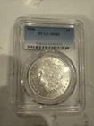 1896-P  MORGAN Silver Dollar, PCGS MS-65, Blast White ❄️ Wonderful Luster