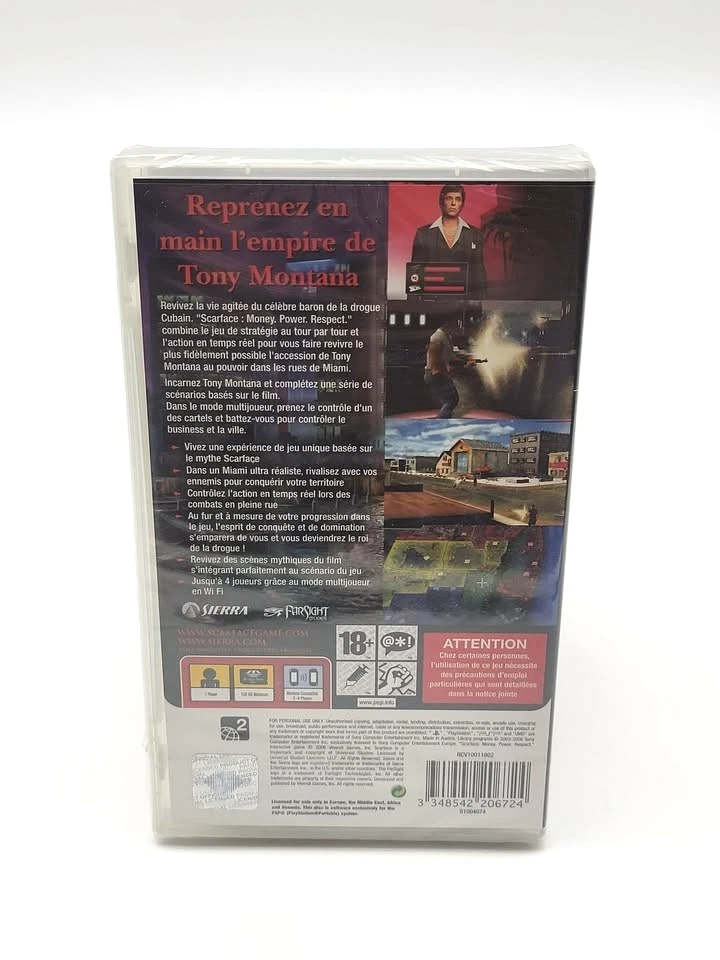 Scarface: Money. Power. Respect. (Sony PSP, Factory Sealed) - Image 2 of 4