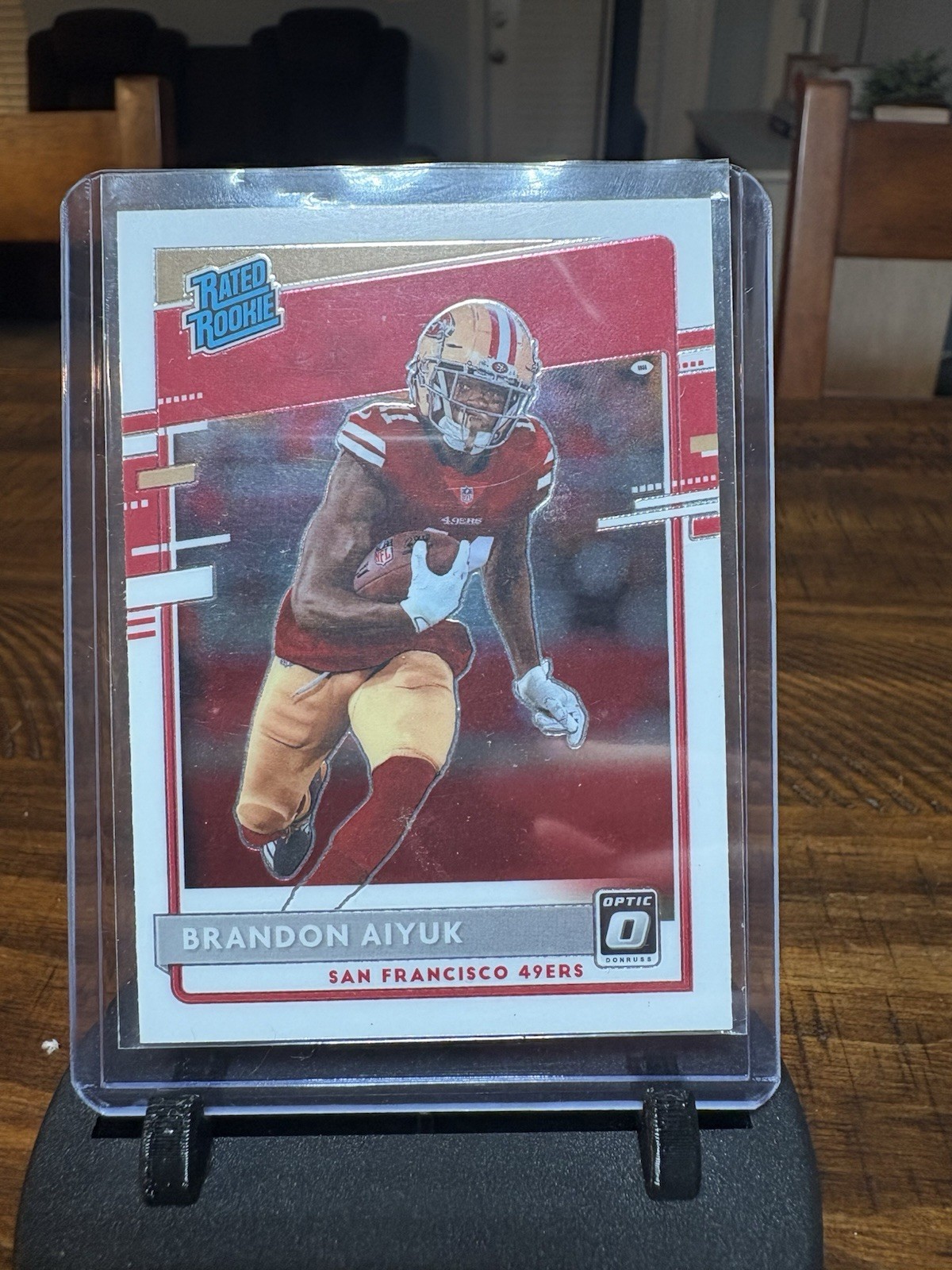 BRANDON AIYUK 2020 DONRUSS OPTIC FOOTBALL RATED ROOKIE 49ERS RC Q5814