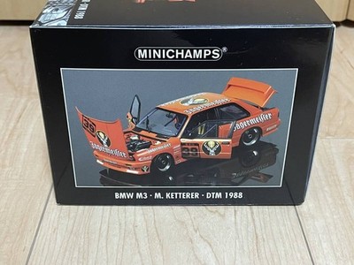 MINICHAMPS  M3 • M. KETTERER • DTM Minichamps 1/18 BMW M3 M. Ketterer DTM 1988 Jagermeister Model Car