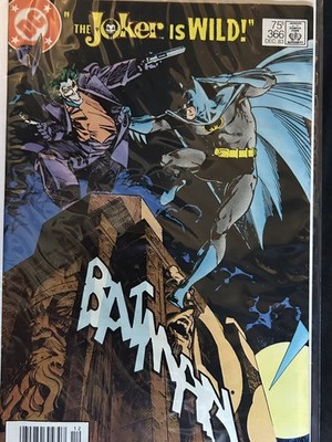 Batman #366 (DC Comics 1983) 1st Jason Todd as ROBIN Classic Joker Cover FN/VF