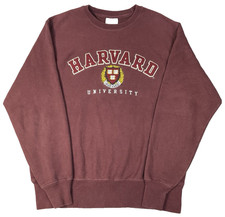 Vintage Champion Reverse Weave Harvard Crewneck Sweatshirt Mens Medium Burgundy