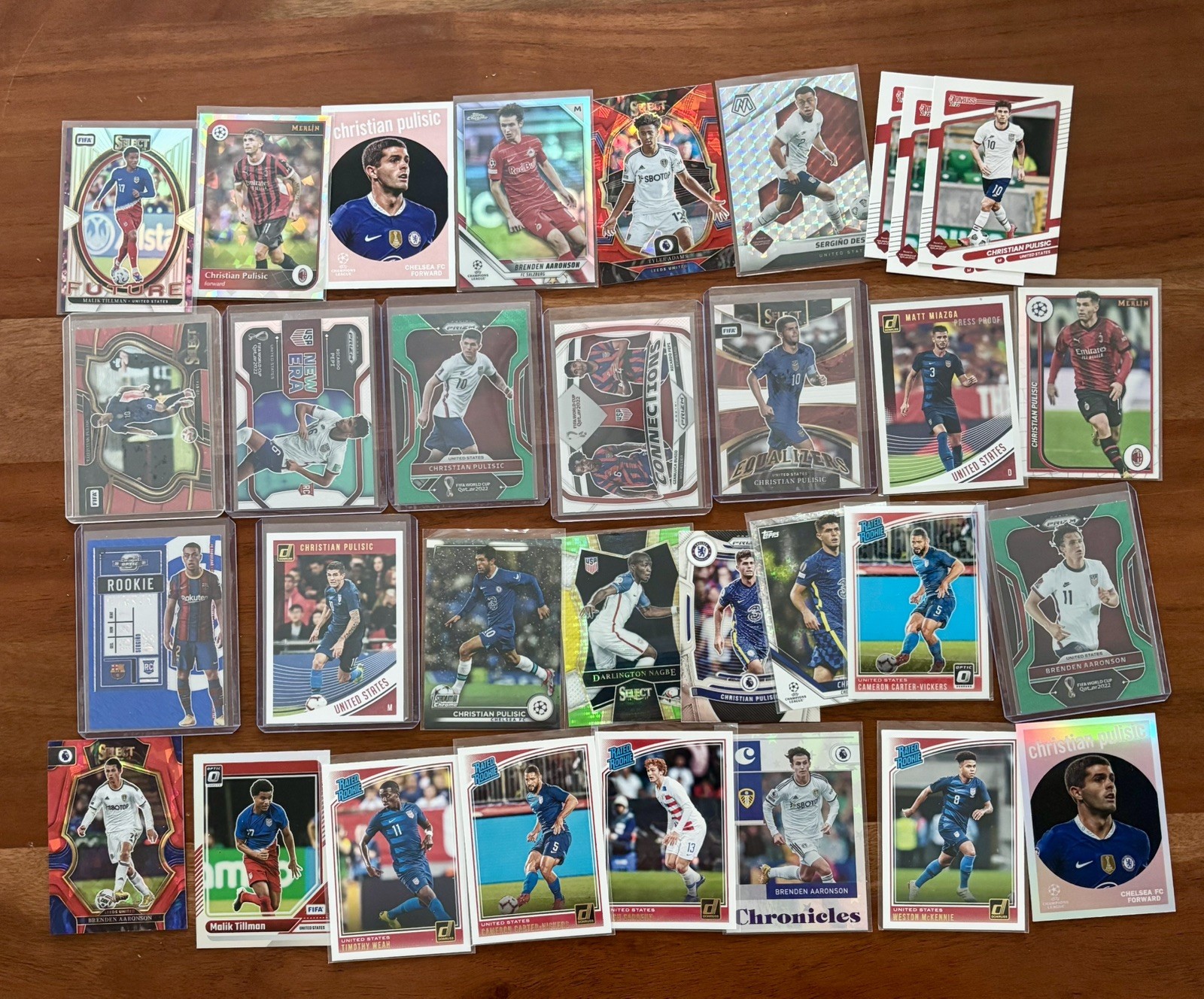 Dowman, Haaland, Mbappe, CR7 Messi + More Lot Rookies Parallel Base Auto Patch view 15