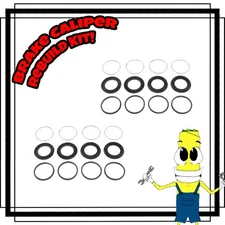 Front Disc Brake Caliper Rebuild Repair Kit for Jaguar XJS 1976-1996