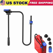 Gas Pump for Gas Can 2.4GPM 41" Hose Battery-Powered Electric Fuel Transfer Pump
