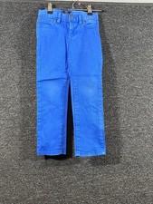 Gap Kids Boys Denim Pants Bright Blue Skinny Fit Size 5
