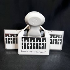 Large Martha Stewart IRON BAT FENCE Deep Edge Hand Punch Halloween Scrapbook