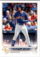 2022 Topps Update Series - J.J. Matijevic #US297 (RC)