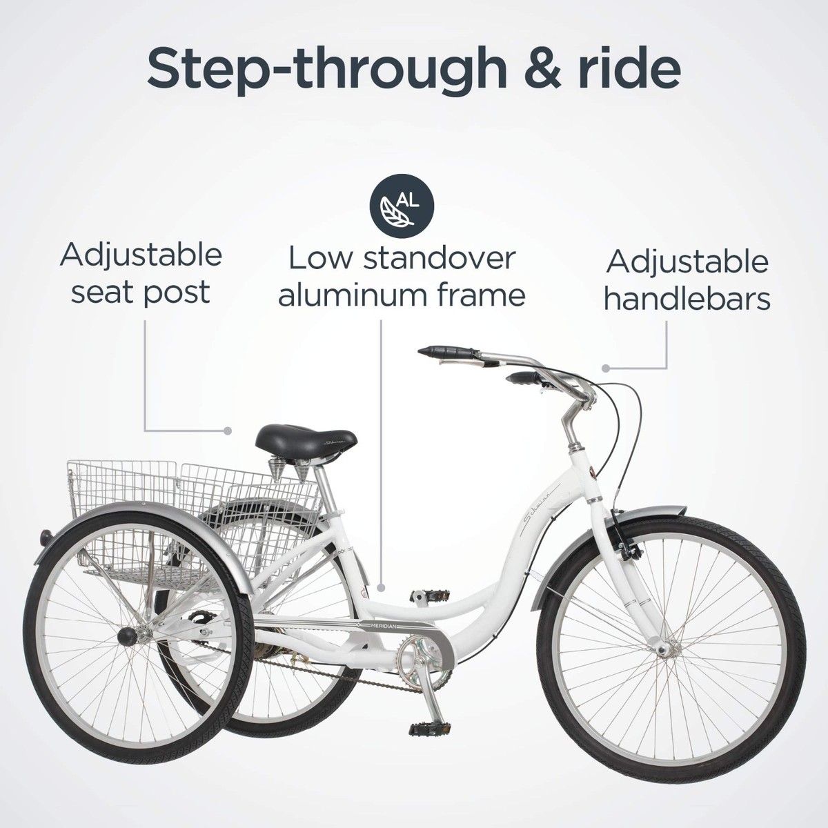Schwinn Meridian Adult Tricycle 26
