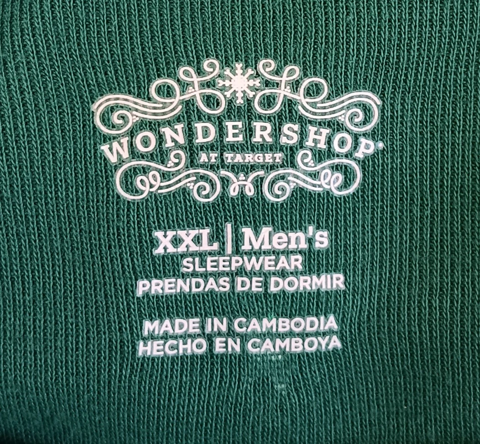 Para hombres Wondershop Ropa de Dormir Verde Oso Polar Esquí Manga Larga Camisa Talla XXL NUEVO CON ETIQUETAS Foto 3 de 4