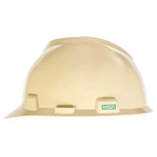 Msa Safety Hard Hat,Type 1, Class E,Pinlock,Beige 478237 Msa Safety 478237
