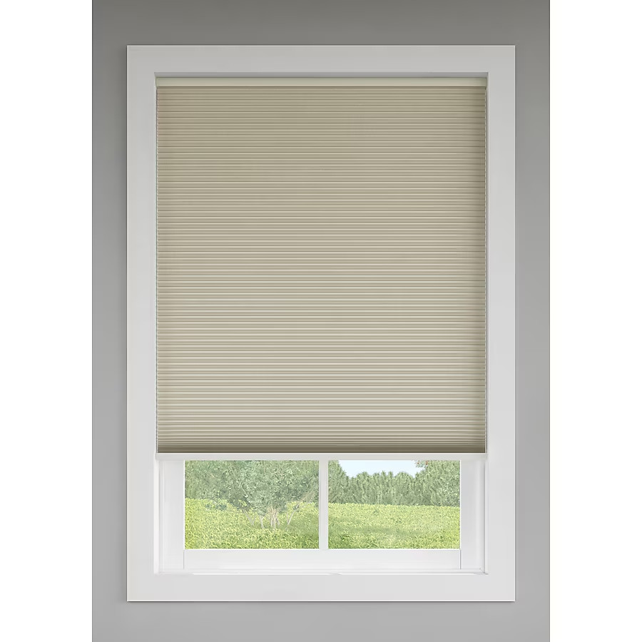 55x72" Sand Blackout Cordless Cellular Shade 🪟