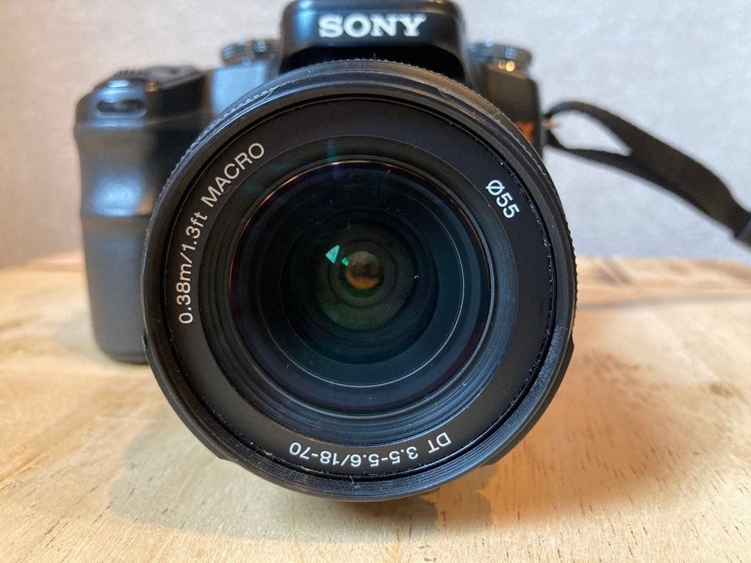 Sony Alpha Digital Camera with DT 18-70mm Lens for Repair or
