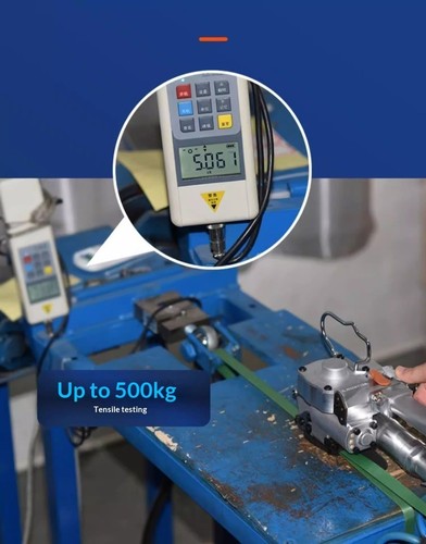Utensile per reggiatura pneumatico A19/25 portatile hot-melt completo di reggiatura  - Foto 7 di 28