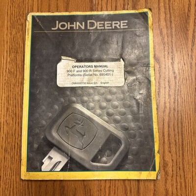 John Deere Operator s Manual 900 F And 900 R Series Cutting Platforms OMH202732