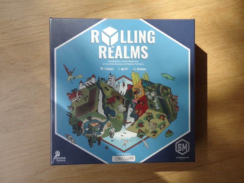 Rolling Realms board game: Stonemaier Games. First Printing 12861. New & Sealed