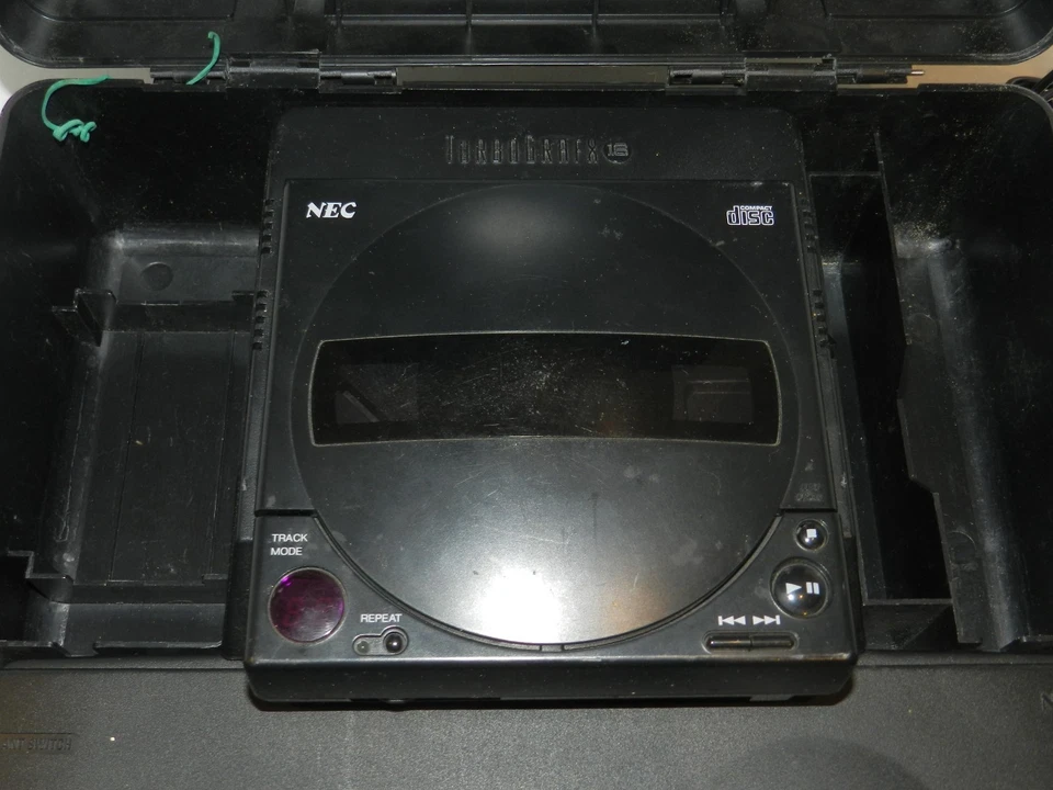 TurboGrafx-CD 16 System Console w/ Docking Station + System Card + Case RARE - Image 3 of 4