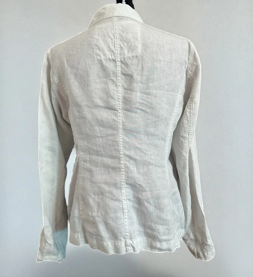 Chaqueta de lino Rundholz etiqueta negra - azul mar/hielo - talla M Foto 2 de 4