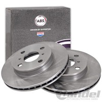 2X A.B.S. Bremsscheiben 238Mm Vorne Passend FüR Toyota Corolla