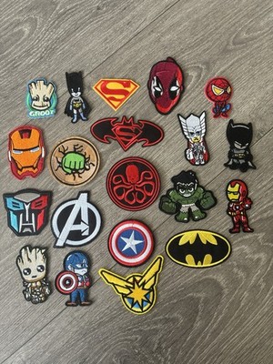 Superhelden Patches / Aufnäher (Marvel, DC, Transformers) Neu 1 für 2 , 2 für 3 