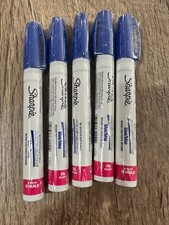 Sharpie Oil-Based Paint Marker, Medium Point, Bullet Tip, Blue, LOT OF 5 NEW
