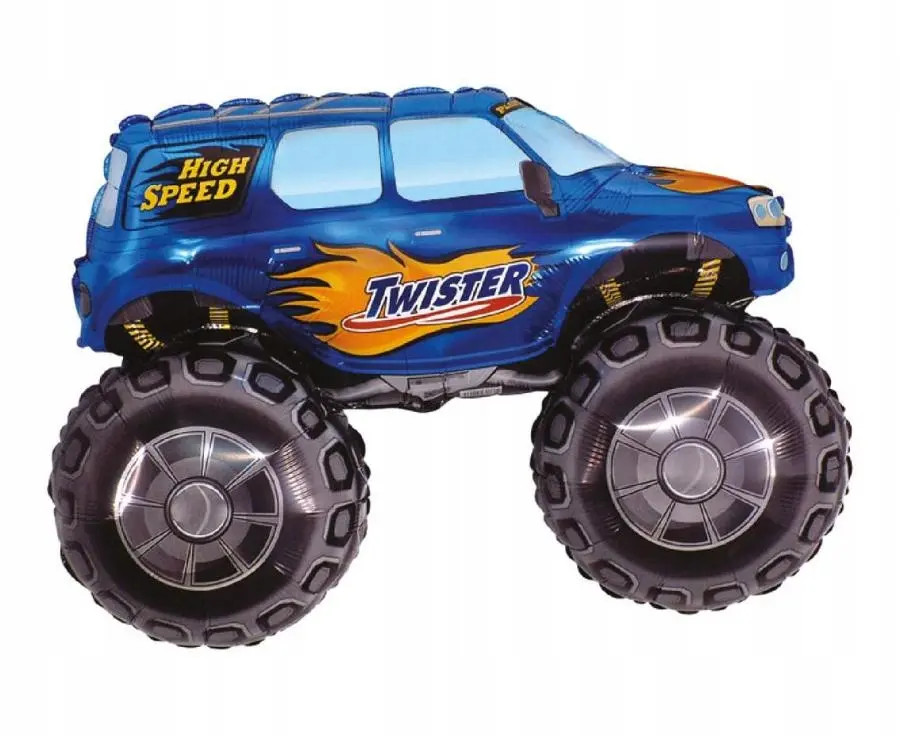 8435102340822 Balon foliowy 24 FX - Samochd TWISTER niebieski pakowany Godan 2890₽