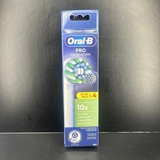 Oral-B Cross Action Replacement Toothbrush Heads Value Pack- 4 Count SEALED NEW