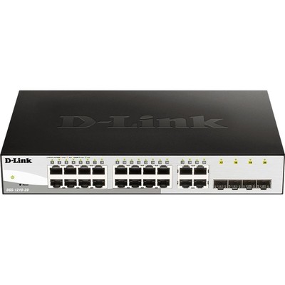 Switch 280mm D-Link DGS-1210-20 4*SFP/16*GE retail DGS-1210-20/E (0790069467745)