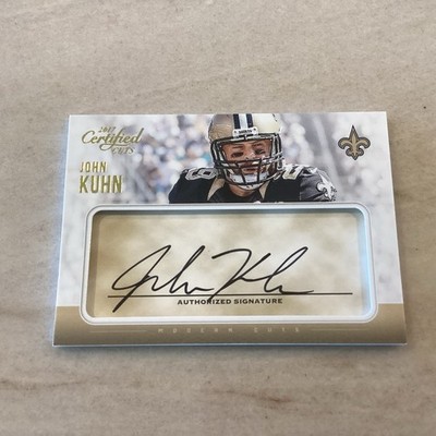 2017 Panini Certified Cuts JOHN KUHN Auto #'ed 39/149