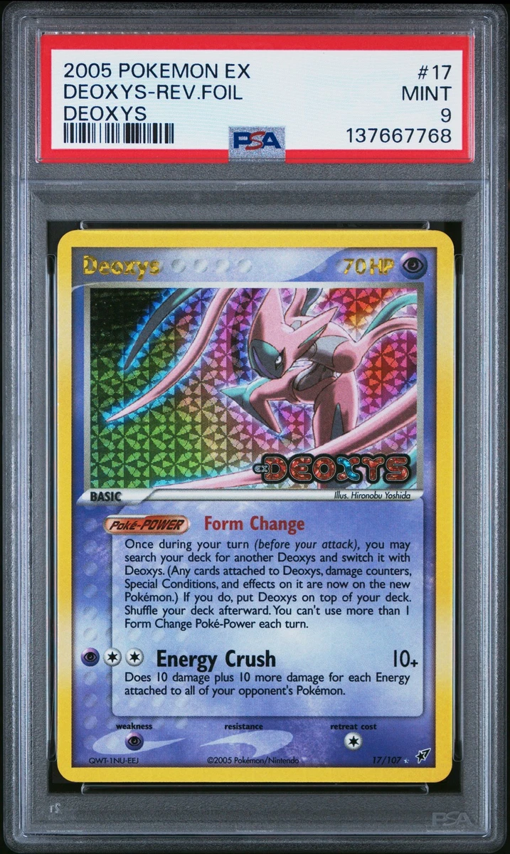 Pokémon TCG Professional Sports Authenticator (PSA) EX Deoxys