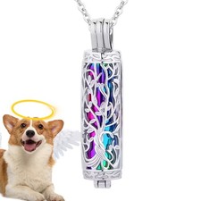 Urn Necklaces For Ashes Memorial Keepsake Tree Design Stainless Steel 