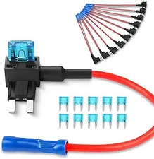 Nilight Mini Fuse Holder Add-a-Circuit Tap Adapter 10 Pack