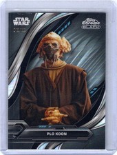 2024 Topps Chrome Black Star Wars PLO Koon /199