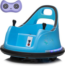 Bumper Car for Toddlers, 12V Ride-On Toy with Remote, 360 Spin, Ages 1.5-6