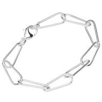 Armband 925 Sterling Silber 21Cm Langankerkette Damen Designer Armbandkette Fein