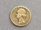1944 USA - ¼ Dollar Circulated Washington Quarter .900 Silver Coin