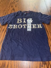 NWT Boys Carters Size 5 Navy Blue Big Brother Short Sleeve Tee