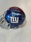 Lomas Brown  NY Giants Mini Helmet PSA/DNA Signed Auto Autographed