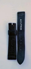 BULOVA ACCUTRON GENUINE Lizard LEATHER  STRAP  (Sku13)