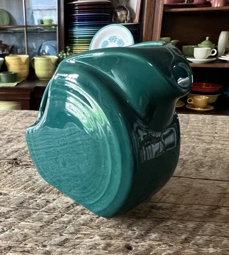 Fiesta Evergreen Mini Disc Pitcher Fiestaware Green Small Creamer Syrup
