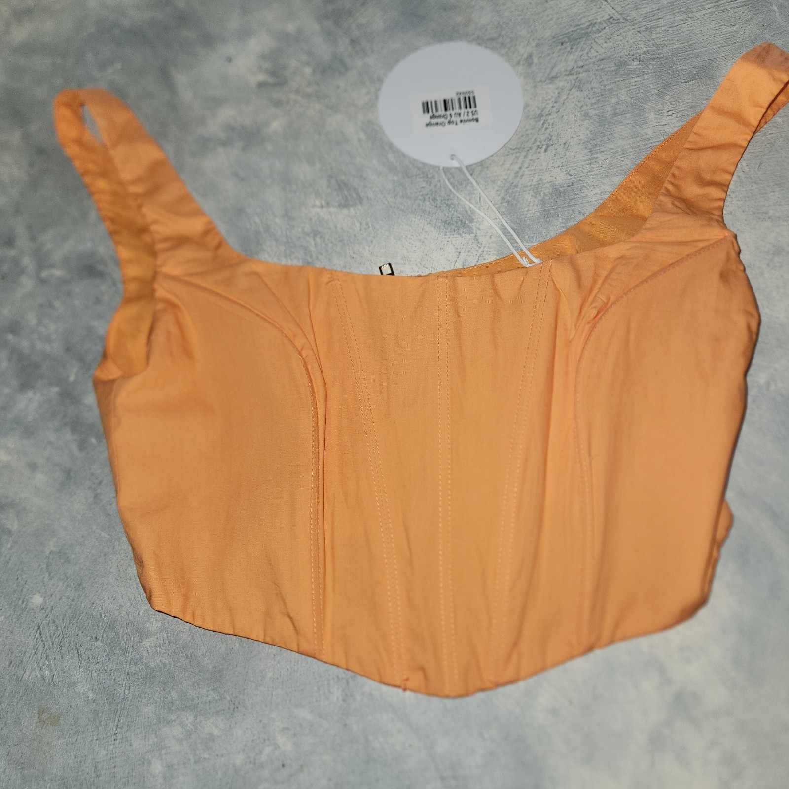 NWT Princess Polly Bonnie Top Orange US 2