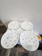 Lenox Merry & Bright Silhouette Dessert Plates Set of 4 Twinkle Jingle Ornament