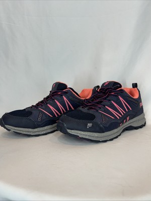 Fila Evergrand Trail Womens-US 8-Blue/Mulitcolor Shoes