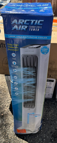 ARCTIC AIR 100 CFM Turbo Chill Tower Evaporative Space Cooler