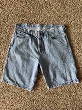 Vintage Wrangler Shorts Mens 38 Denim Carpenter Relaxed Fit Casual 90s Vintage